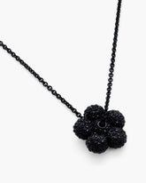 Marc Jacobs New - The Daisy Pave Necklace Black/Black Crystal