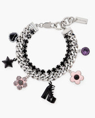 Marc Jacobs For Sale - The Mini Icon Dot Charm Bracelet Silver/Multi