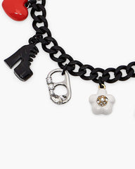 Marc Jacobs For Sale - The Collector Charm Bracelet Black Multi