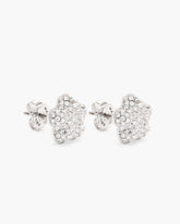 Marc Jacobs For Sale - The Daisy Pave Stud Earrings Silver/Crystal
