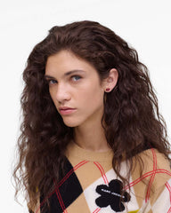 Marc Jacobs Online - The Lips Stud Earrings Gold/Red