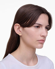 Marc Jacobs Online - The Heart Balloon Stud Earrings Light Antique Gold