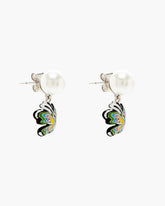 Marc Jacobs Online - Hattie Stewart X Marc Jacobs Butterfly Pearl Earrings Silver/Multi