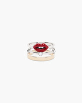 Marc Jacobs US - The Lips Ring Set Gold/Silver
