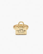 Marc Jacobs Discount - The Tote Bag Ring Light Antique Gold
