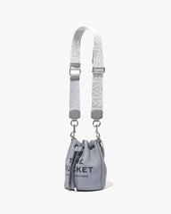 Marc Jacobs US - The Outline Logo Webbing Strap Wolf Grey Multi