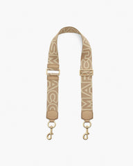 Marc Jacobs Online - The Outline Logo Webbing Strap Camel