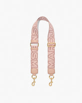 Marc Jacobs Sale - The Outline Logo Webbing Strap Rose Multi