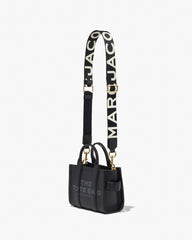 Marc Jacobs Discount - The Thin Logo Webbing Strap Black/White