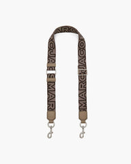 Marc Jacobs For Sale - The Thin Outline Logo Webbing Strap Cement Multi