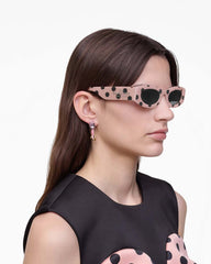 Marc Jacobs Discount - The Oval Sunglasses Peach Multi