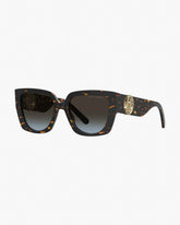 Marc Jacobs US - The J Marc Square Cutout Sunglasses Havana