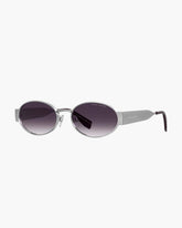 Marc Jacobs Sale - The Classic Logo Round Sunglasses Silver