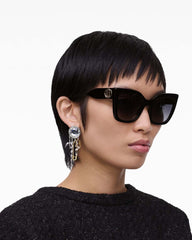 Marc Jacobs New - The J Marc Square Sunglasses Black