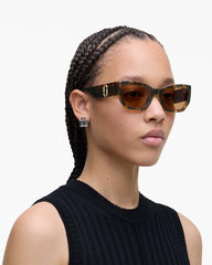 Marc Jacobs Discount - The J Marc Square Cat Eye Sunglasses Havana