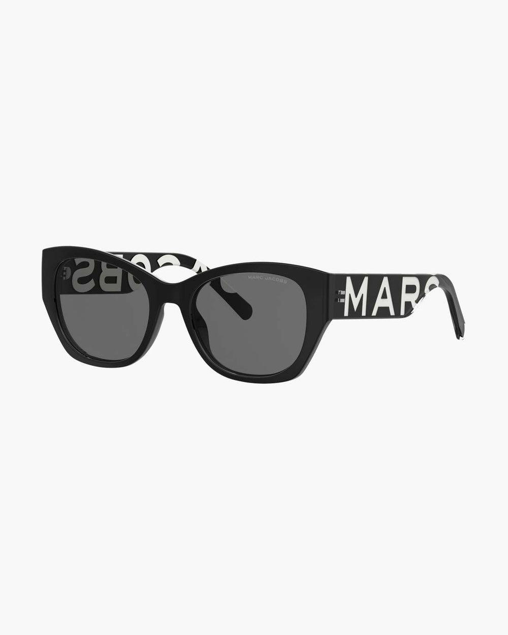 Marc Jacobs New - The Bold Logo Square Cat Eye Sunglasses Black/White
