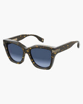 Marc Jacobs Outlet - Icon Edge Oversized Square Sunglasses Havana