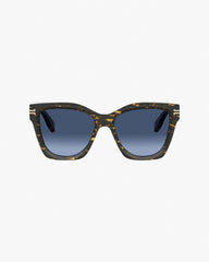 Marc Jacobs Outlet - Icon Edge Oversized Square Sunglasses Havana