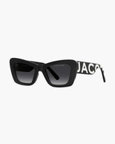 Marc Jacobs New - The Bold Logo Cat Eye Sunglasses Black/White
