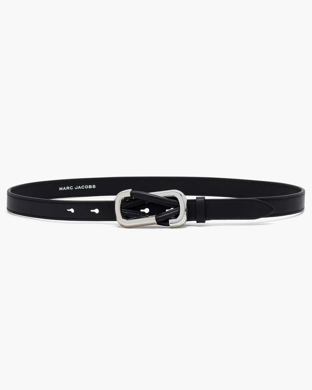 Marc Jacobs Sale - The Dual Belt Black/Silver