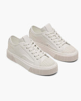 Marc Jacobs Discount - The Leather Sneaker Cotton White