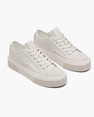 Marc Jacobs Discount - The Leather Sneaker Cotton White