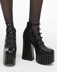 Marc Jacobs Sale - The Glam Studs Kiki Ankle Boot Black