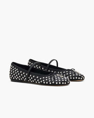 Marc Jacobs US - The Studded Sabrina Ballerina Black Multi