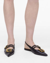 Marc Jacobs Outlet - The Doll Shoe Slingback Black