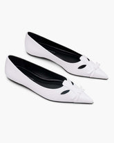 Marc Jacobs New - The Kat Ballerina Bright White