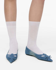 Marc Jacobs Sale - The Denim Kat Ballerina Vintage Indigo