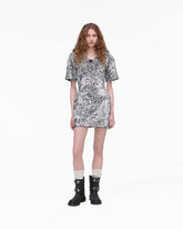 Marc Jacobs New - Sequin V-Neck Knit Dress Silver