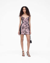 Marc Jacobs Sale - Sculpted Lace Shadow Dress Black Multi