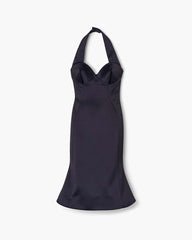 Marc Jacobs For Sale - Sculpted Satin Halter Dress Black