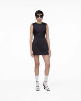 Marc Jacobs Outlet - Seamed Up Satin Dress Black