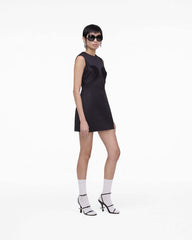 Marc Jacobs Outlet - Seamed Up Satin Dress Black