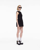 Marc Jacobs New - Sculptural Tweed Dress Black