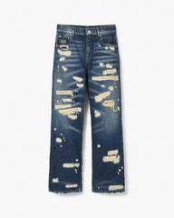 Marc Jacobs For Sale - The Rip And Repair Straight Jean Punk Indigo