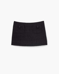 Marc Jacobs US - Tweed Mini Skirt Black