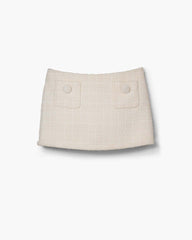 Marc Jacobs New - Tweed Mini Skirt Ivory