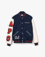 Marc Jacobs US - The A.P.C. X Marc Jacobs Varsity Jacket Dark Navy/White