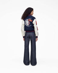Marc Jacobs US - The A.P.C. X Marc Jacobs Varsity Jacket Dark Navy/White