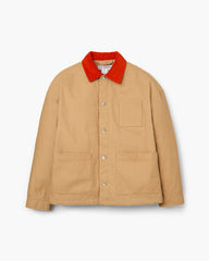 Marc Jacobs New - The A.P.C. X Marc Jacobs Stoned Canvas Unisex Jacket Camel