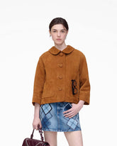 Marc Jacobs Sale - Suede Doll Jacket Copper