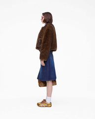 Marc Jacobs Outlet - Teddy Cropped Jacket Ebony