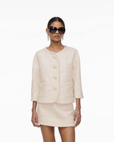 Marc Jacobs US - Tweed Backwards Lady Jacket Ivory