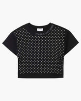 Marc Jacobs Online - The Crystal Daisy Cropped Shirt Black