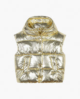 Marc Jacobs Outlet - The Metallic Puffer Vest Gold