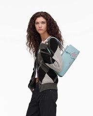 Marc Jacobs New - The Glam Mirror Satchel Sky Blue