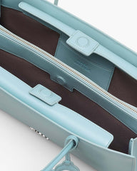 Marc Jacobs New - The Glam Mirror Satchel Sky Blue